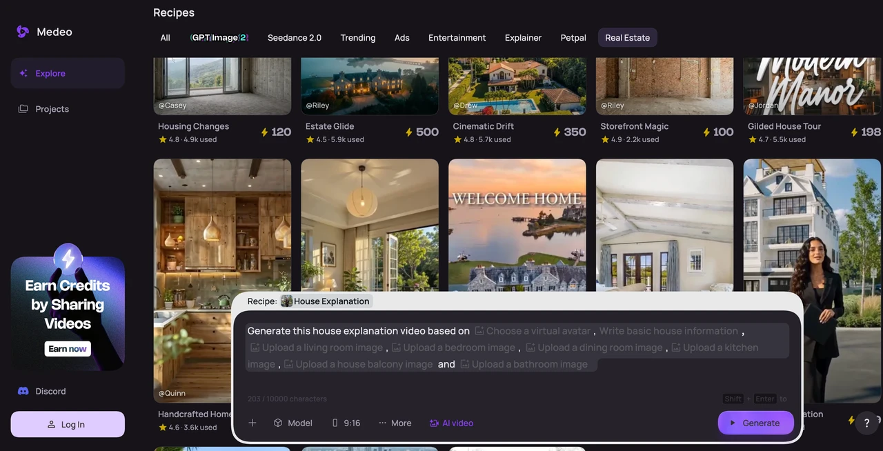 Preparing listing photos and property details for video