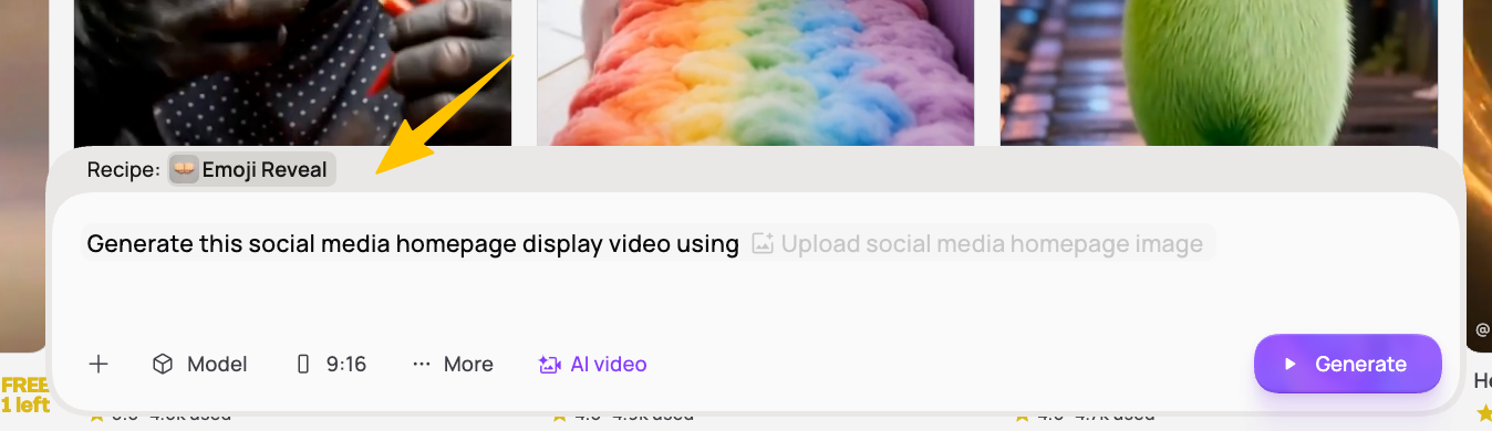 choose an emoji video template