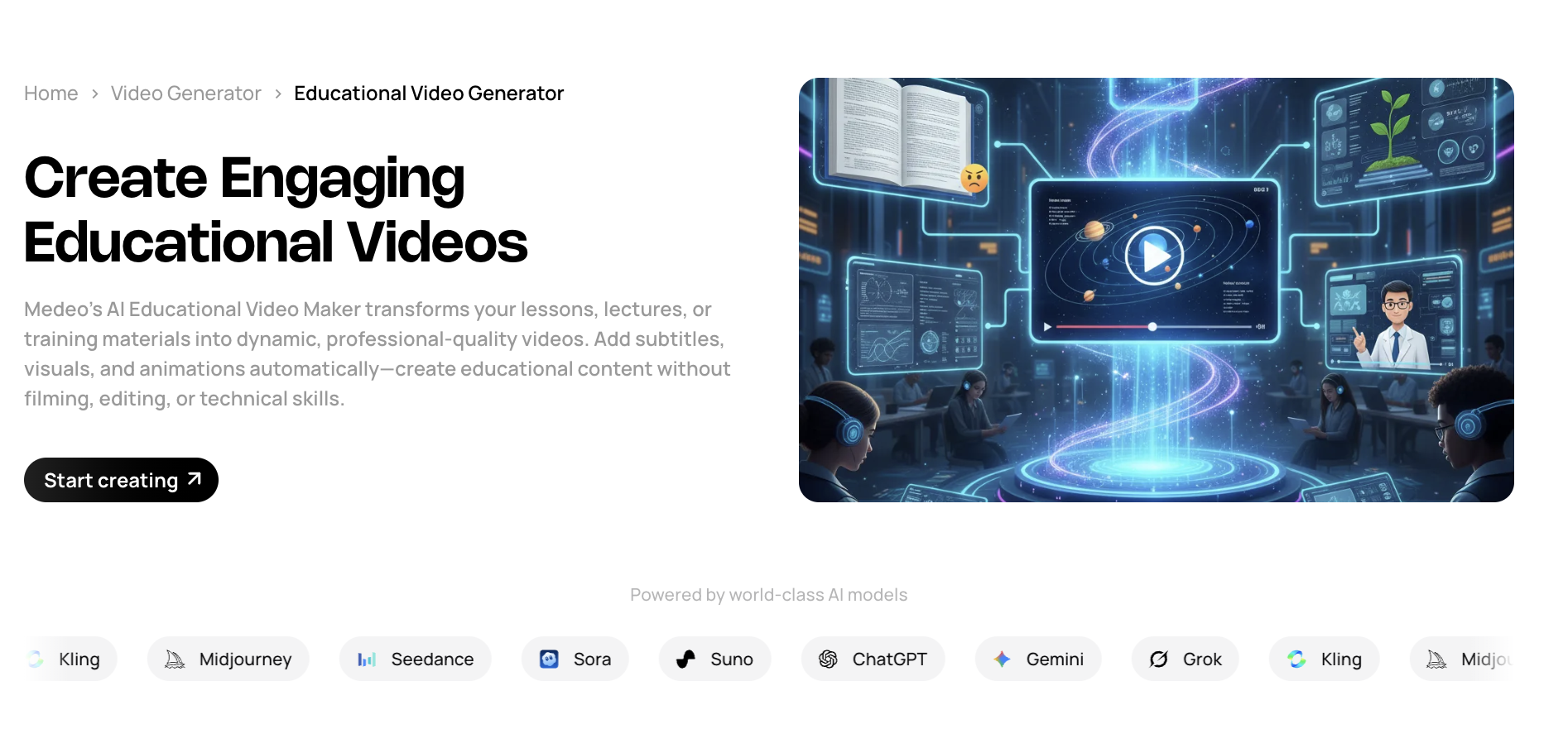 why use medeo to create educational videos