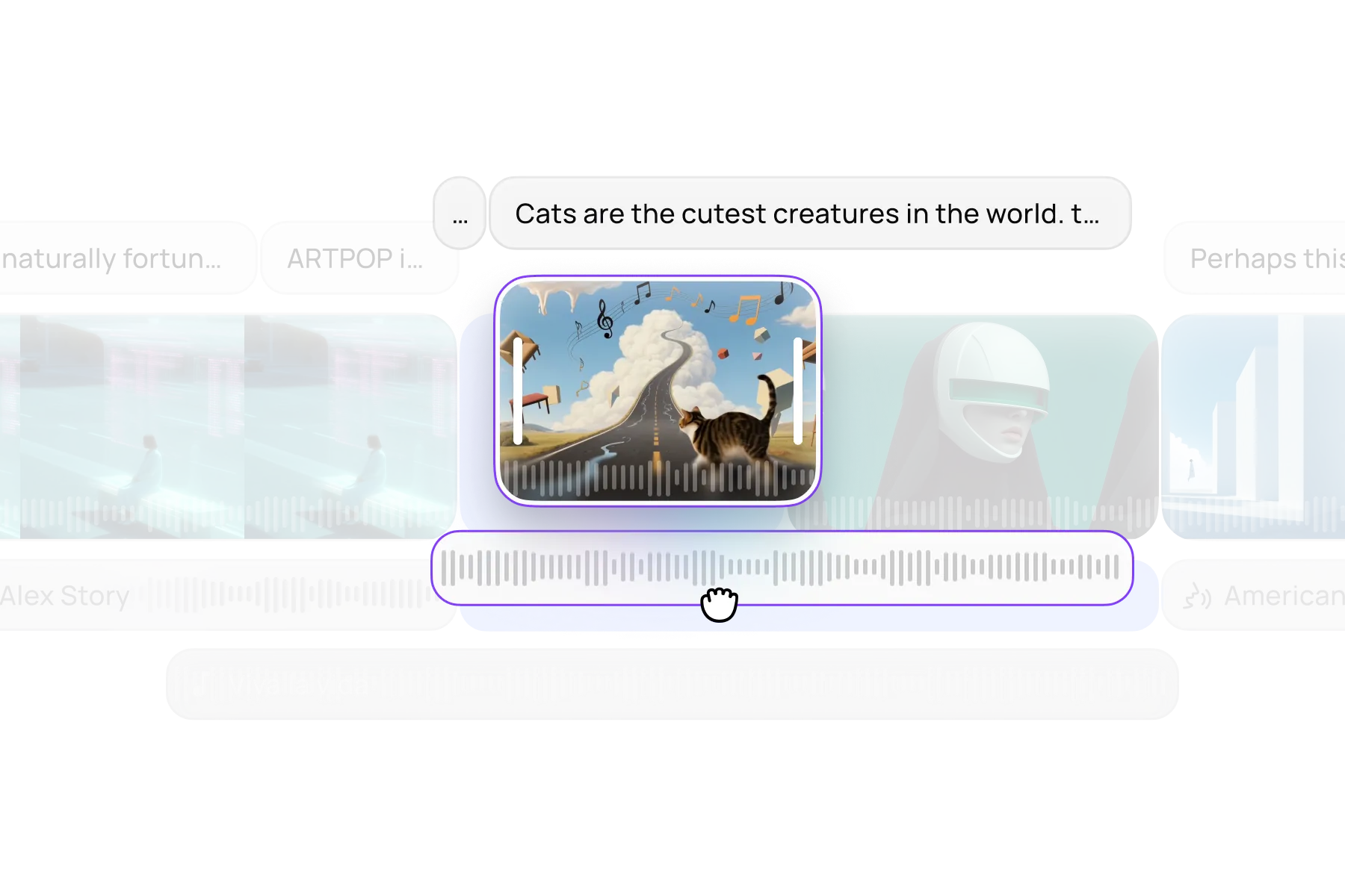 The Visual Track - Intuitively modify and drag every sound, subtitle, and asset