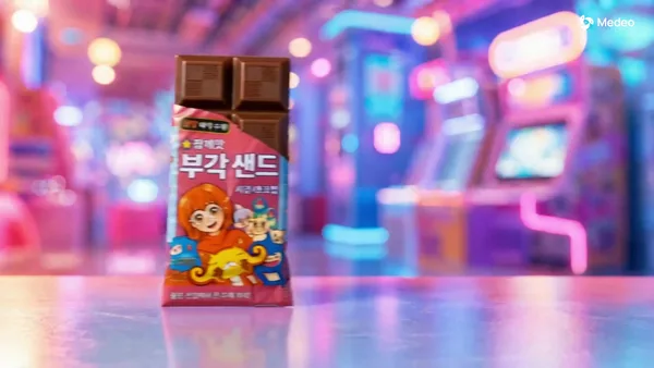 A colorful snack campaign