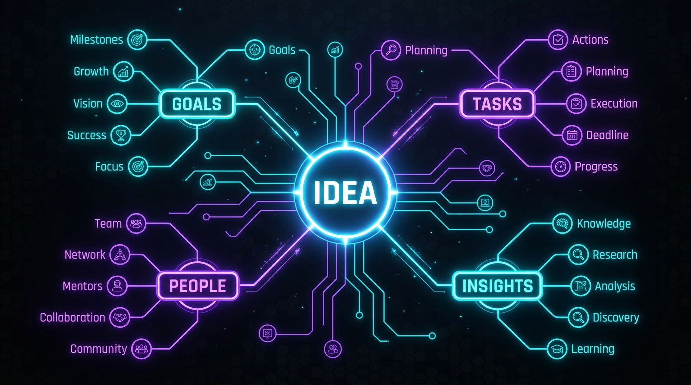 AI-generated narration for mind map video