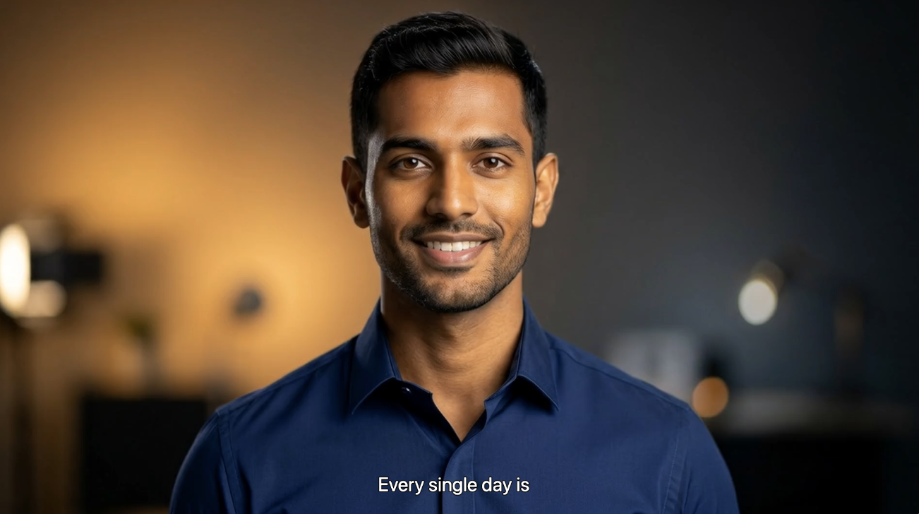 multi format export for talking head videos