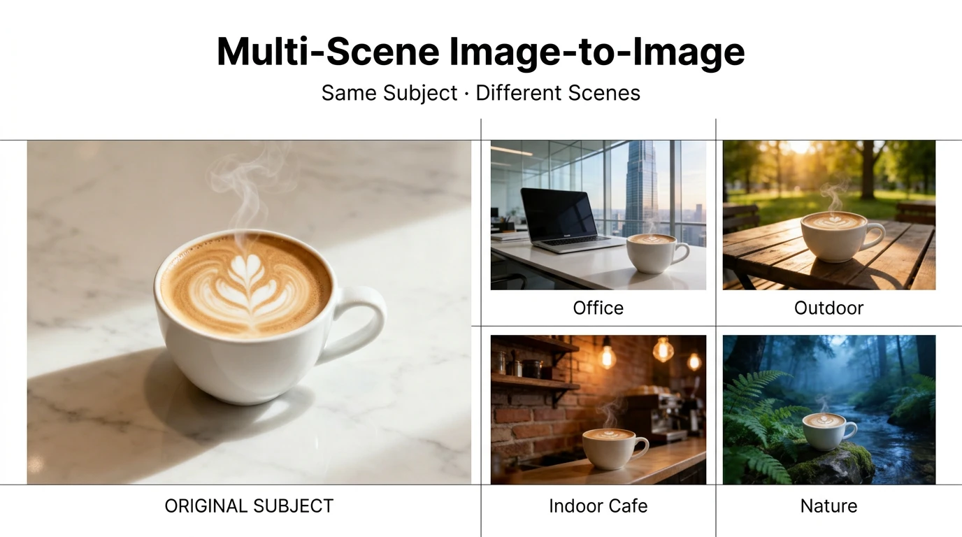 Multi-Scene Image Outputs