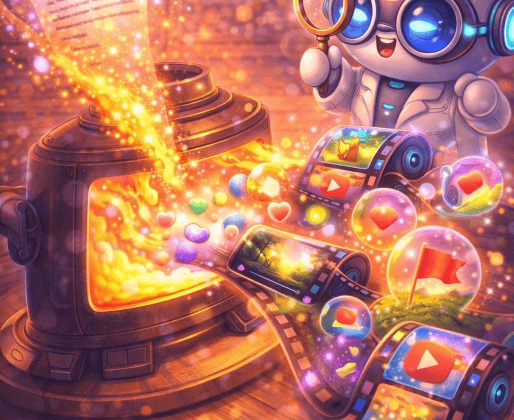 Chat editing for press release to video