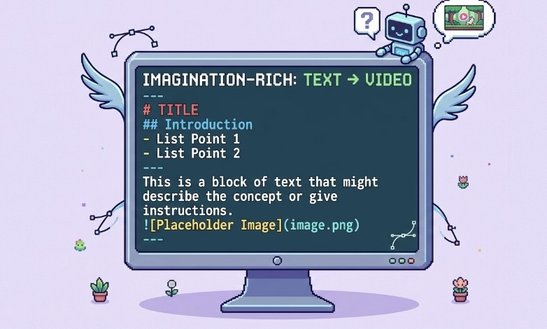 Markdown to video example