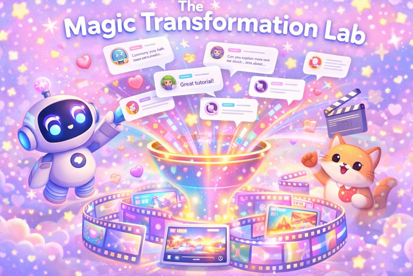 Multi-scene community thread to video example