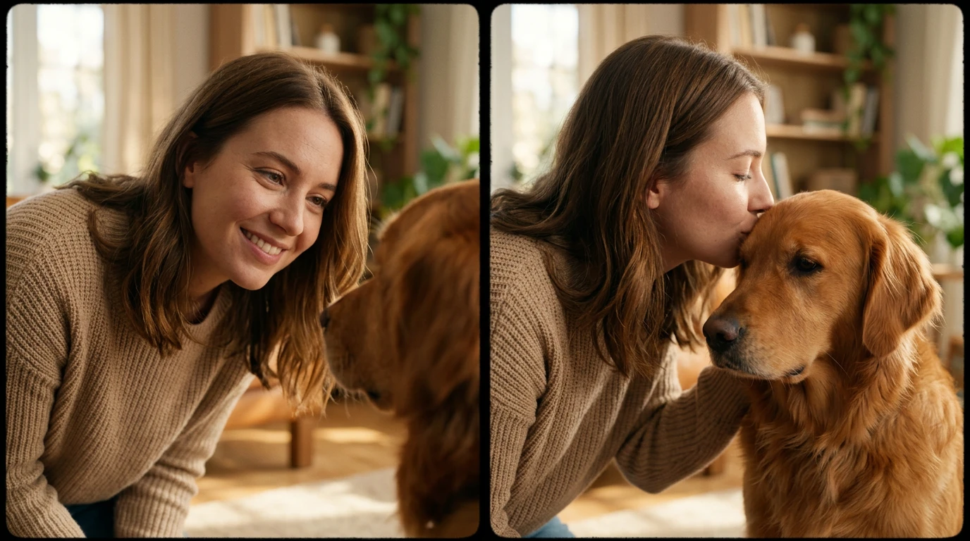 High-quality AI kiss video output