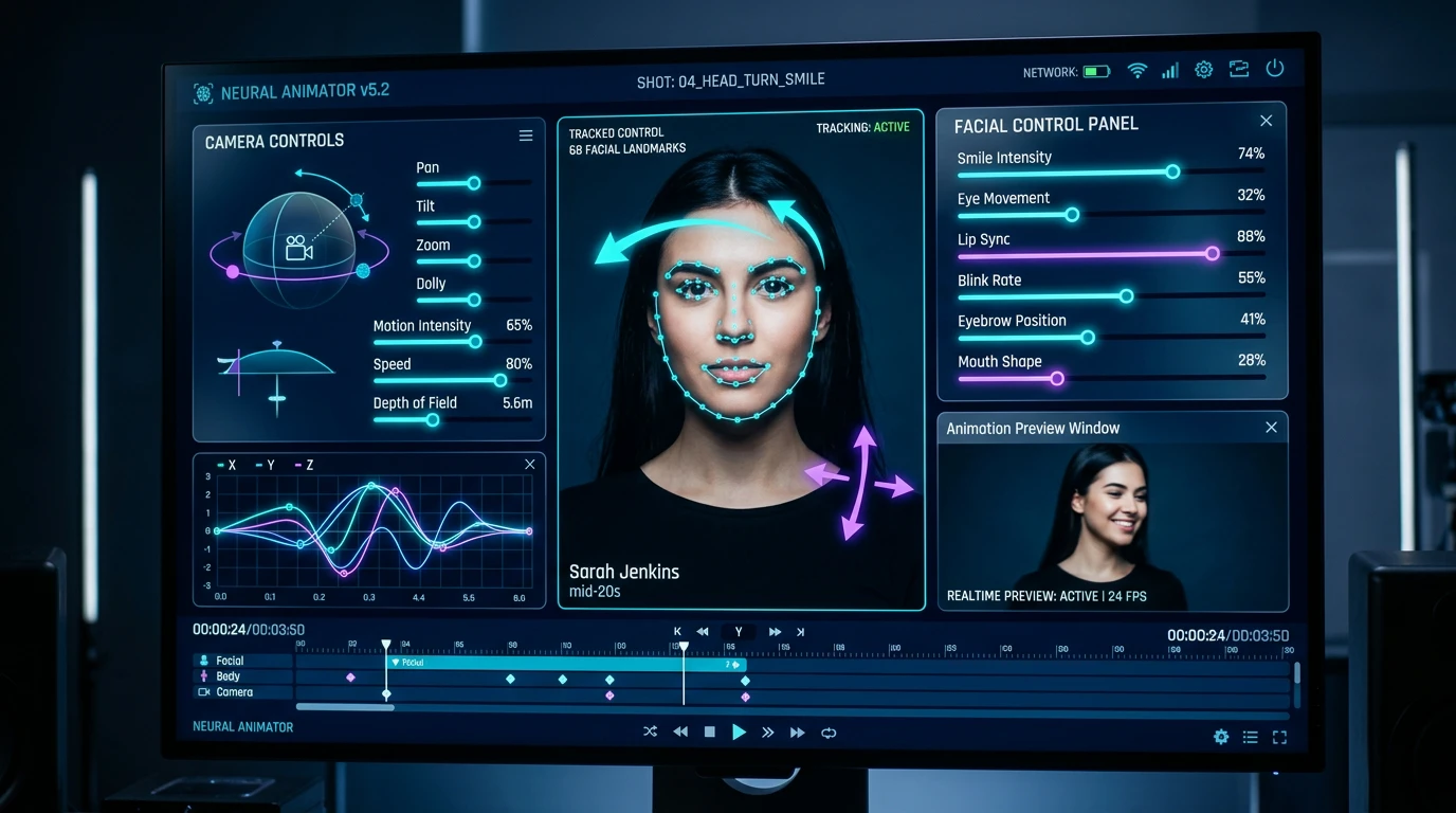 No editing AI animation