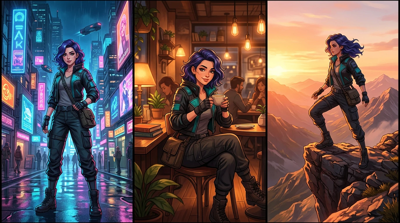 Character and style consistency