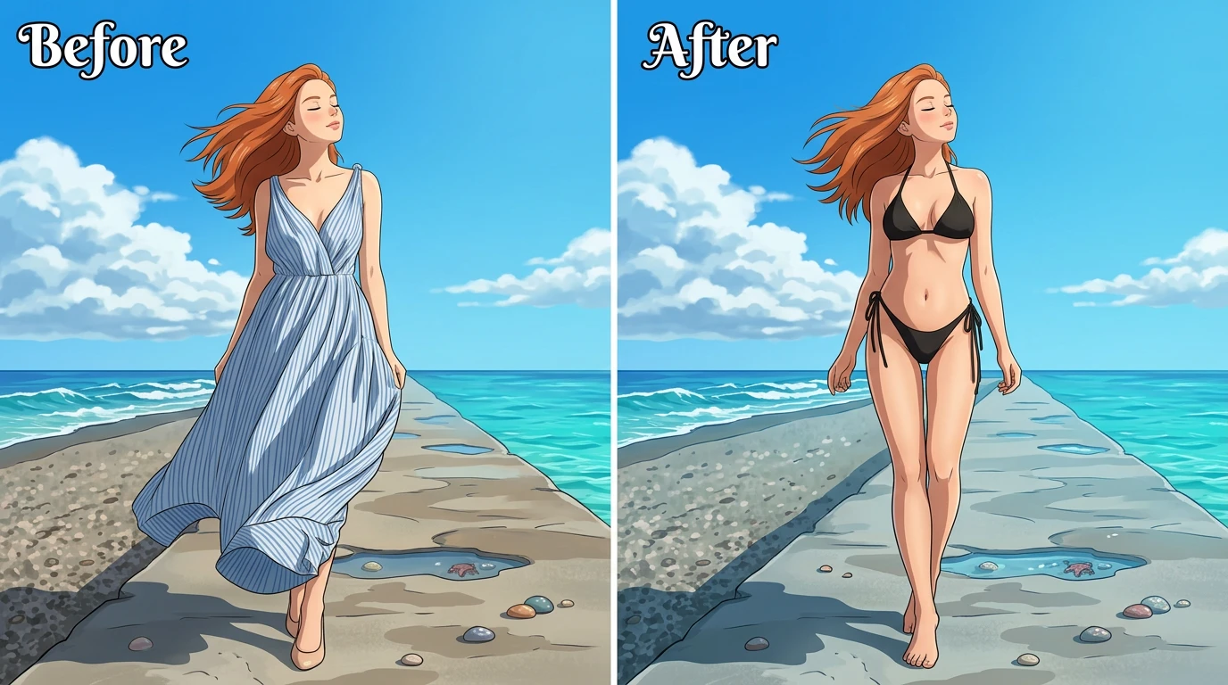 generate bikini image from prompt