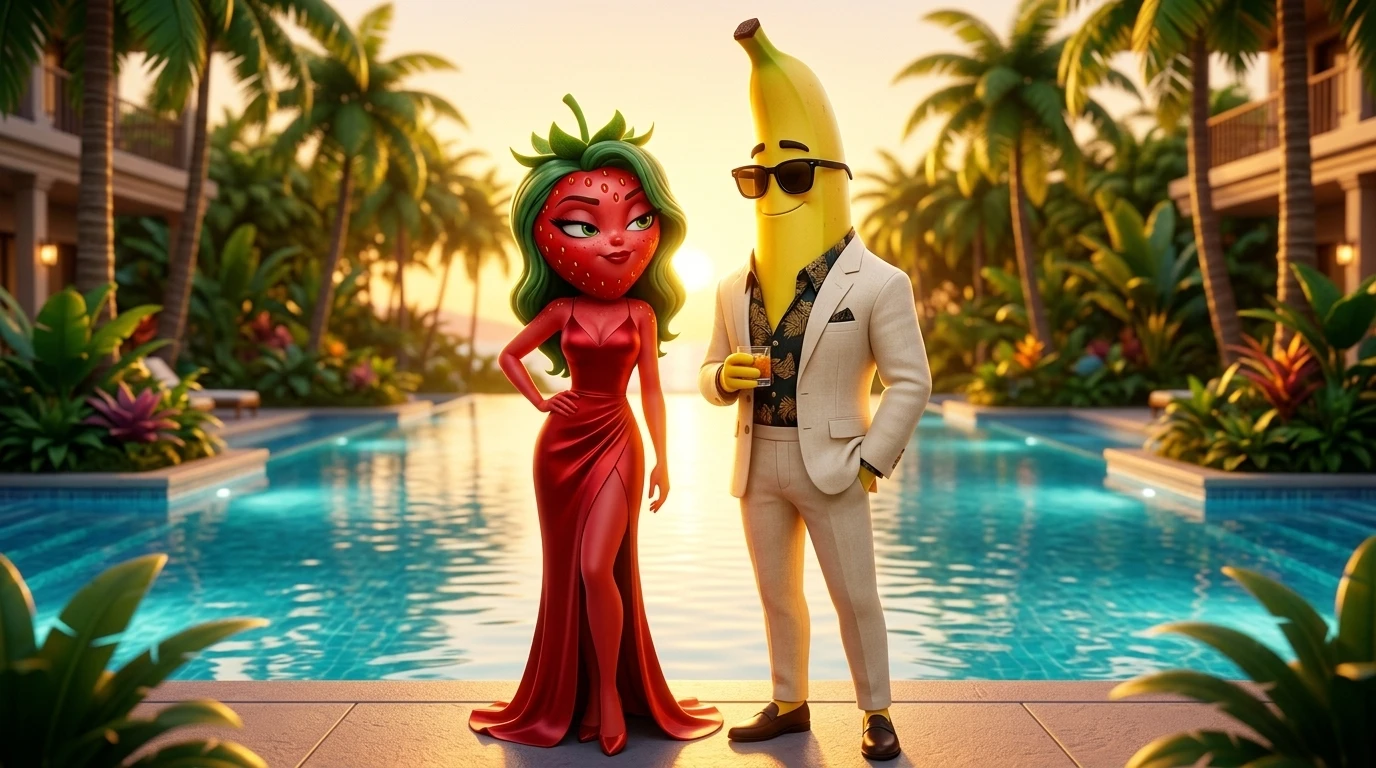 Cinematic AI Fruit Effects