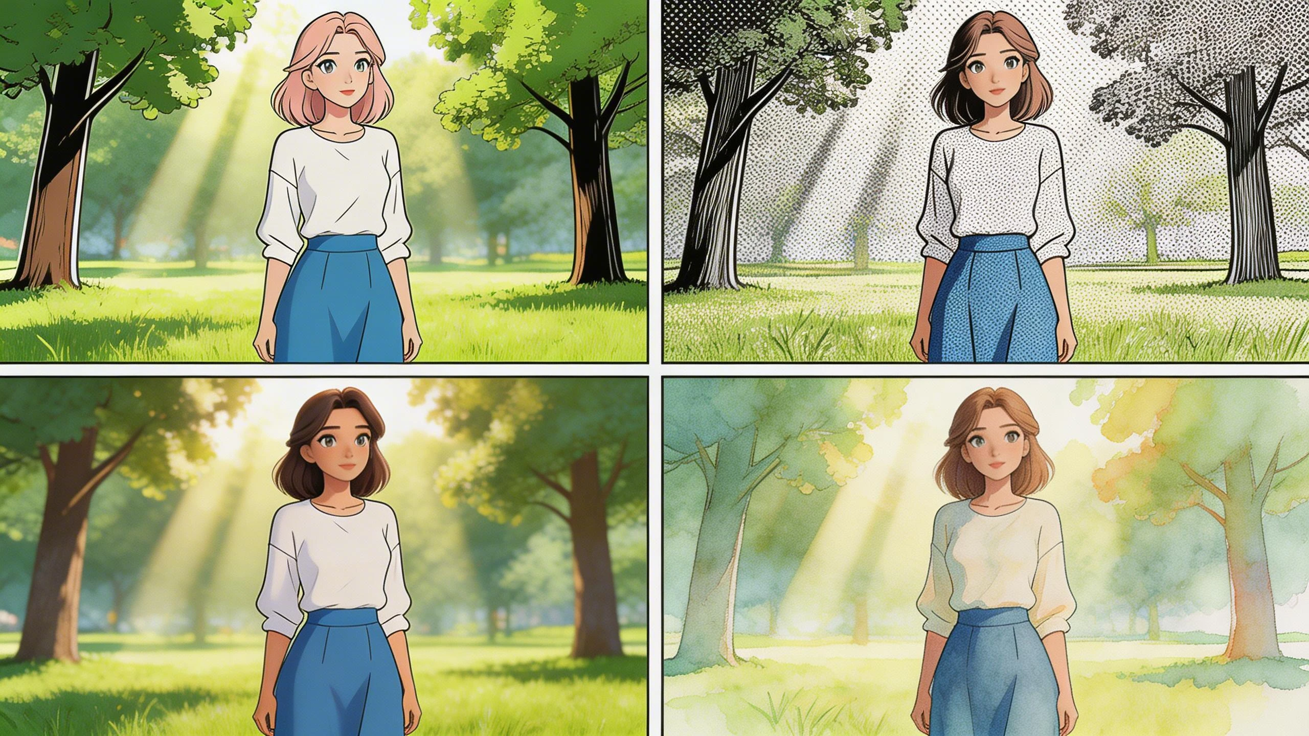 Control the Style of Cartoon Video