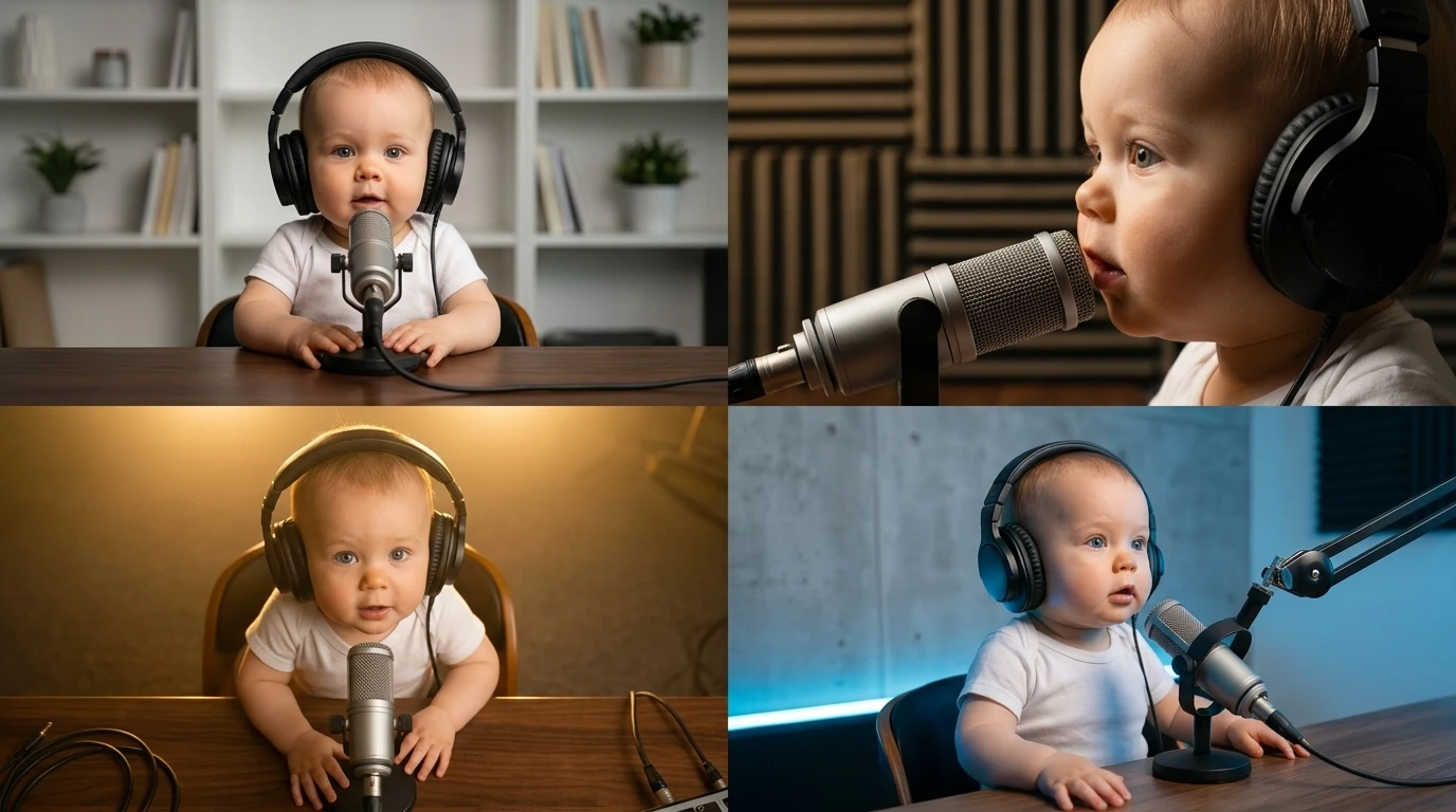 Consistent baby character video