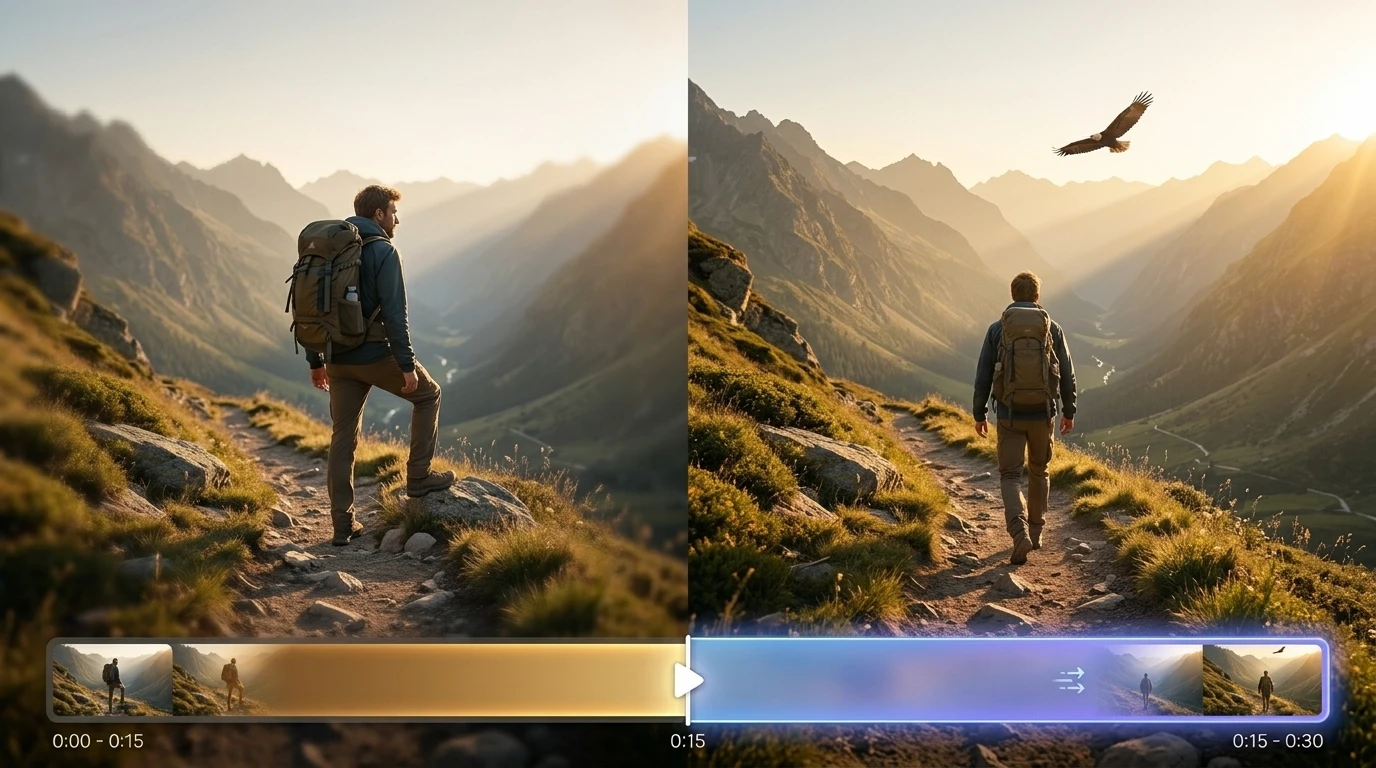 Consistent lighting and color across extended video