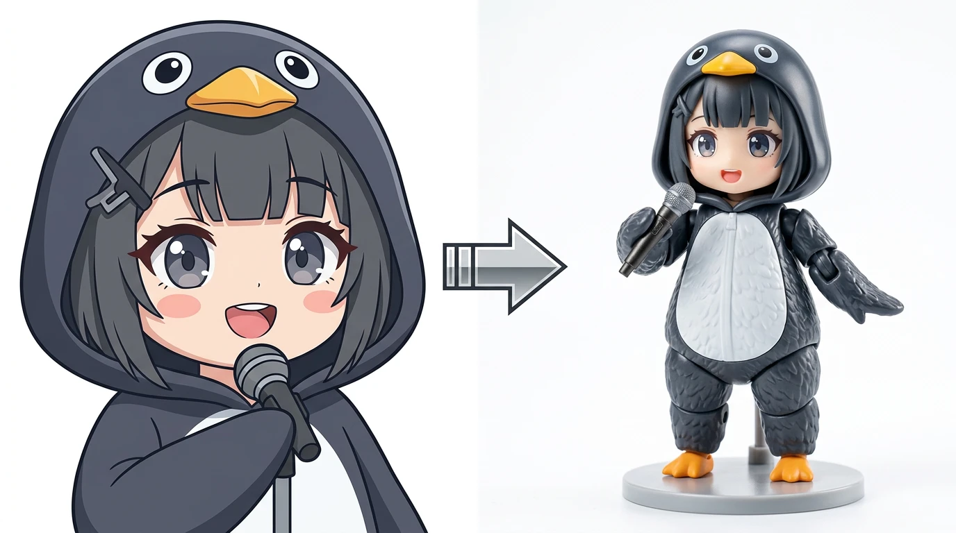 AI action figure from photo