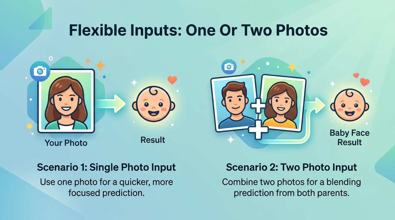 baby generator one or two photos