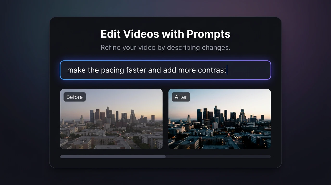 Edit Videos with Prompts