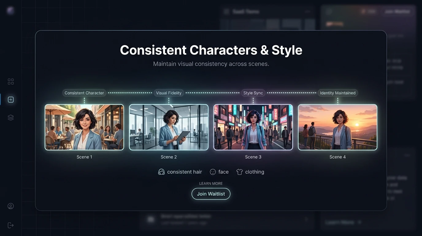 Consistent Characters & Style